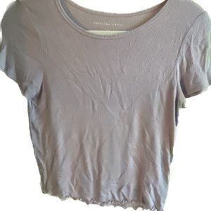 American Eagle lavender soft tee
